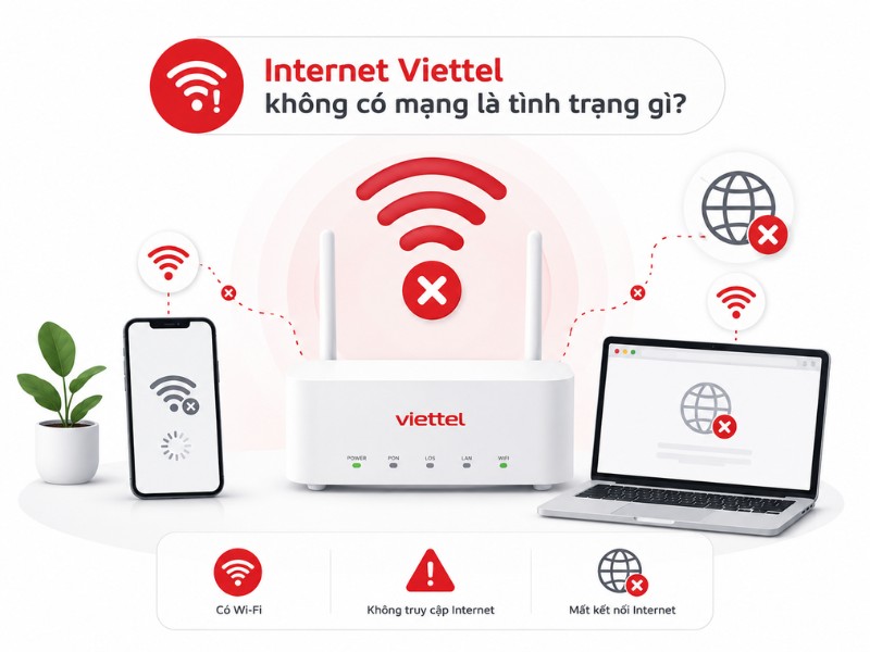 Internet Viettel Không Có Mạng? Kiểm Tra Theo 7 Bước Internet Viettel không có mạng