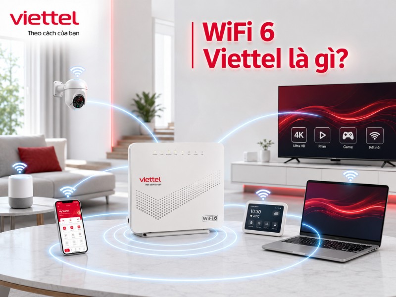 WiFi 6 Viettel Có Gì Khác So Với Modem WiFi Thường? WiFi 6 Viettel là gì và những ưu điểm của công nghệ WiFi 6 trên modem Viettel